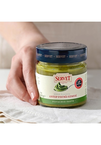 Servet Şeker İlavesiz Antep Fıstığı Ezmesi 200 G