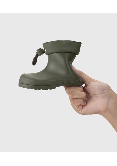 Igor Cc335 Mendı Borreguıto Kürklü Çocuk Yağmur Çizmesi Haki