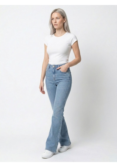 LOFT Belinda Slim Fit Kadın Pantolon Lf2043781 Q1.v1 Denim