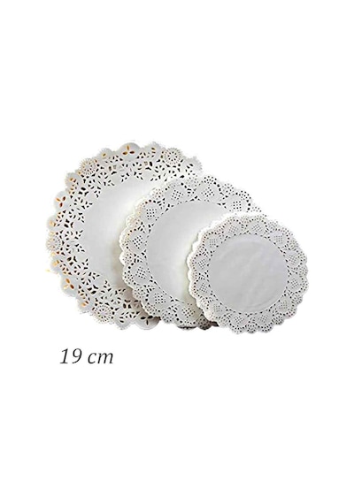 Dantelli Kağıt Doyley Altlık 19 Cm - 50'li