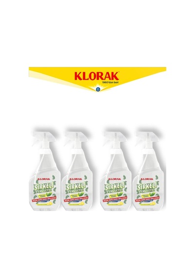 Sirkeli Temizleyici 750 Ml. 4 Adet Diğer