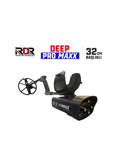 Rdr Deep Pro Maxx Derin Arama Dedektörü - 6 Khz 32cm Başlıklı Paket