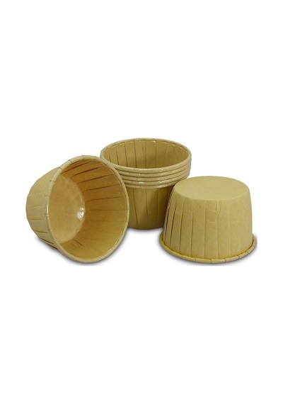 Kafem Kağıt Muffin Kek Kapsülü Kraft 50li X 30 Paket Koli - K17 Açık Kahverengi