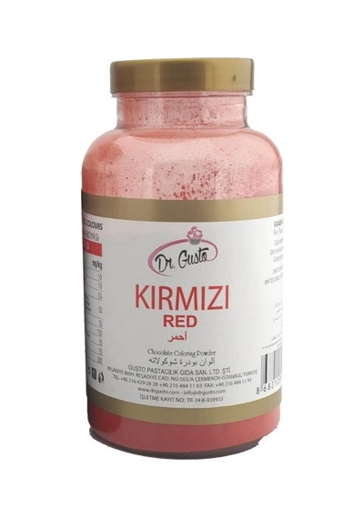 Kırmızı Yağ Bazlı Toz Boya 100 G Çikolata İçin Yoğun Renk Gücü