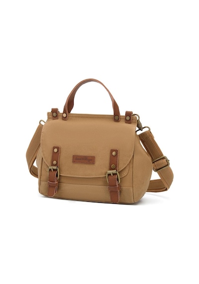 Kanvas Kumaş Kadın Çantası Elden Tutmalı Smart Bags 1327 Camel