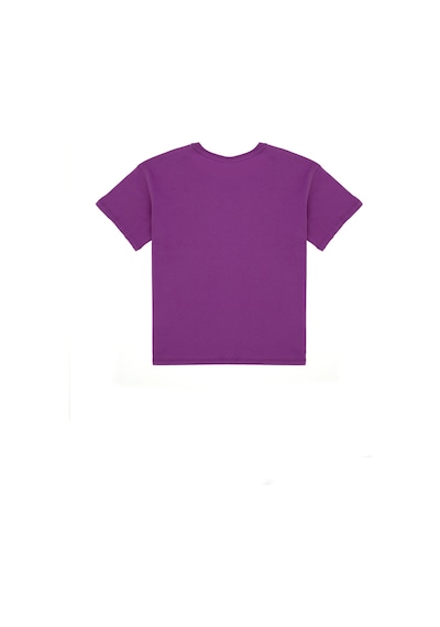 U.S. Polo Assn. Erkek Çocuk Menekşe Oversize Bisiklet Yaka Tişört 50306498-VR037