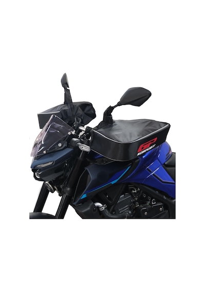 GP Kompozit Universal Naked / Max Scooter El Korumalı Rüzgarlık Siyah