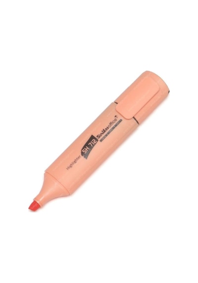 Scrıkss Sh712 Pastel Turuncu Fosforlu Kalem Turuncu