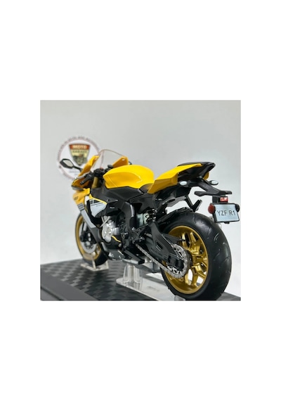 Yamaha Yzf-r1 1:12 Stantsız Diecast Model Sarı - Lisanslı Motosiklet