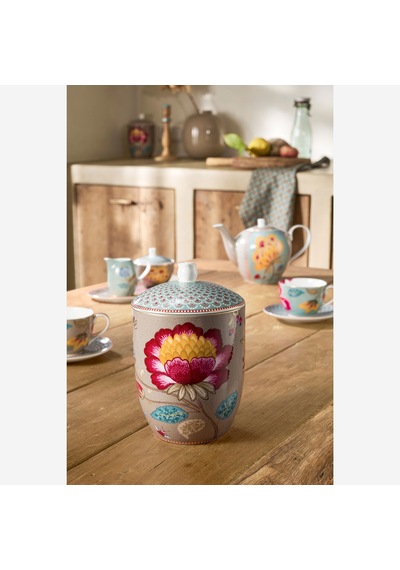 Pip Studio Haki Porselen Saklama Kabı 1500 Ml