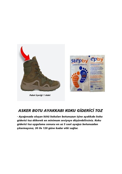 Active Team BG184.MLAsker Bot Seti Tabanlık 2x Vatka Koku Önleyici Toz