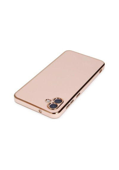 Samsung Galaxy Uyumlu - A04 Kılıf Volet Silikon - Pembe Çok Renkli