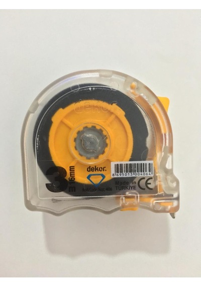 Dekor Şerit Metre Şeffaf 3m 16 MM 406