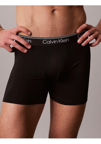 Calvin Klein Erkek 3'lü Brief Boxer Seti-15041 Siyah