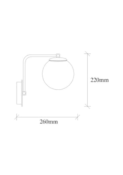 Eskitme Metal Aplik Duvar Lambası E27 Uyumlu 15x26x22 Cm Yatak Odası Oturma Odası, Bej-1 Diğer
