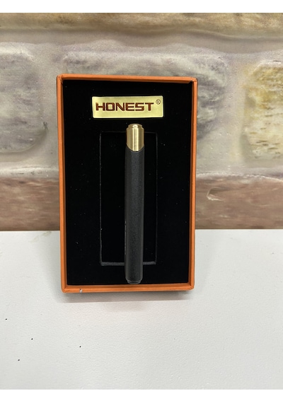 Honest Marka Siyah Sarı Kırmızı Yanmalı İnce Model Gazlı