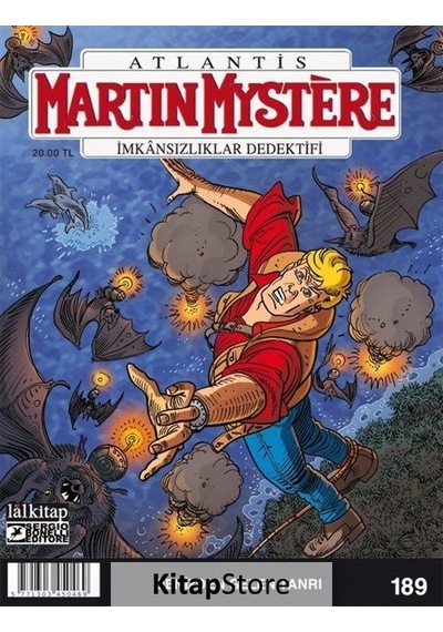 Martin Mystere Sayı 189-Denizden Gelen Tanrı - Enrico Lotti - Lal