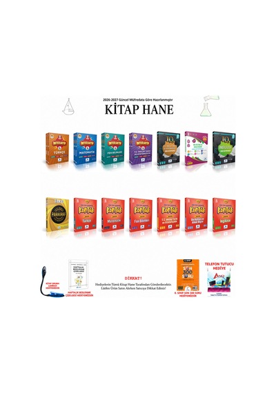 Paraf 8. Sınıf Tüm Dersler Sözel Mantık Ve 14 Kitap Seti