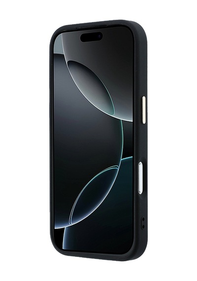İphone 17 Pro Kılıf Guess Orjinal Lisanslı M-safe Özellikli Small 4g Ve Classic Logolu Kapak Siyah