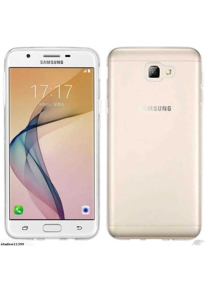 Galaxy J7 Prime Kılıf Zore Süper Silikon Kapak Renksiz