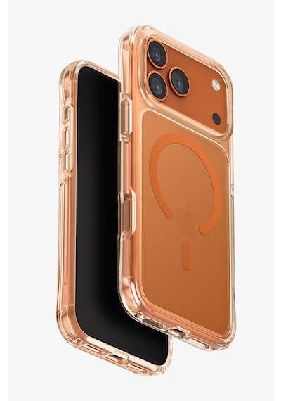 Apple Uyumlu iPhone 17 Pro Kılıf Lifepro Xtreme Airlite Köşe Teknolojisi Magsafe Kapak Turuncu