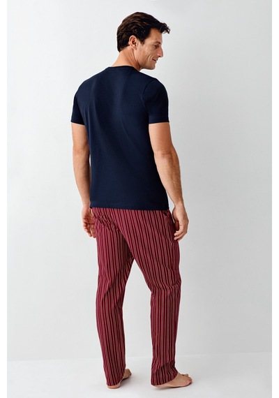 Arnetta Erkek Bordo Pijama Takım Ar3011-s-v3