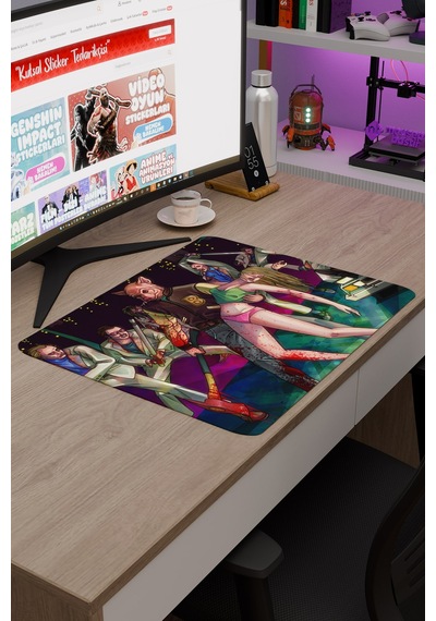 Hotline Miami Kaymaz Dikişli Kauçuk Oyuncu Mousepad V5 - 48x40 Xl Gaming Mouse Pad Fare Altlığı