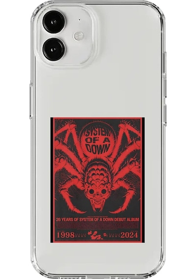 Apple Uyumlu iPhone 12 Şeffaf Kılıf System Of A Down Tasarımlı