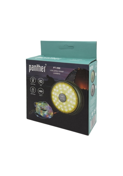 Panther Pt-390 Usb Şarjlı Kamp Lambas