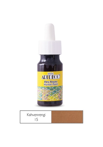 Artdeco Ebru Boyası 30Ml - Kahverengi