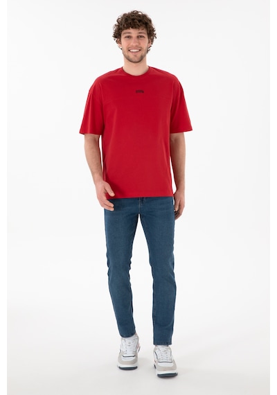 U.S. Polo Assn. Erkek Comfort Fit Bisiklet Yaka Kırmızı Tişört 50306017-VR030 U.S. Polo Assn. Erkek Comfort Fit Bisiklet Yaka Kırmızı Tişört 50306017-VR030