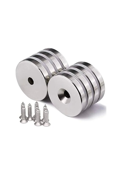 Güçlü 25x10/5.5x5 Mm Neodyum Mıknatıs 1000 Adet, Yuvarlak, N35 Kaliteli Ve Dayanıklı Ürün