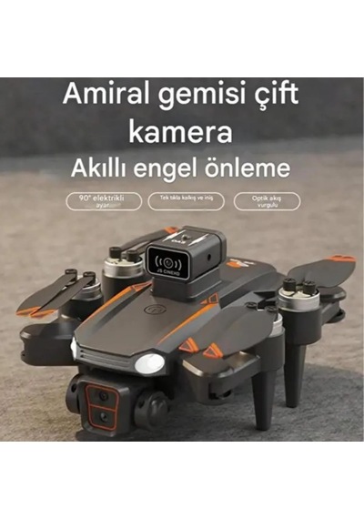 Js26h 4k Drone, Lcd Kumandalı, Fırçasız Motor, Akıllı Engel Kaçınma, Katlanabilir Drone, Uzun Uçuş Süresi, Profesyonel Rc Drone