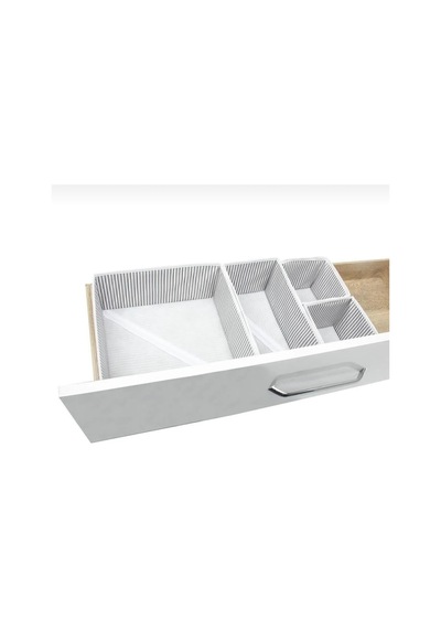 4 Parça Çekmece Düzenleyici Kumaş 17 X 12 Gri Tr Diğer