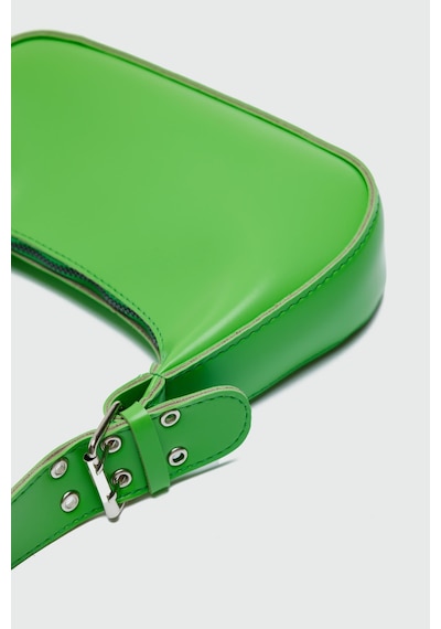 Shule Bags Muse Oval Baget Çanta Yeşil Yeşil