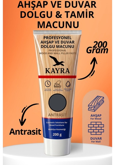 Antrasit Renk Ahşap Ve Duvar İçin Tamir Macunu Kullanıma Hazır 200 Gr Mobilya Dolgu Çatlak Giderici Çizik Kapatıcı Parke Sehpa Kapı Ahşap Merdiven Parke Çizik Giderme Macunu Ahşap Tamirat Dolgusu Antrasit Antrasit Antrasit Renk Ahşap Ve Duvar İçin Tamir Macunu Kullanıma Hazır 200 Gr Mobilya Dolgu Çatlak Giderici Çizik Kapatıcı Parke Sehpa Kapı Ahşap Merdiven Parke Çizik Giderme Macunu Ahşap Tamirat Dolgusu Antrasit Antrasit