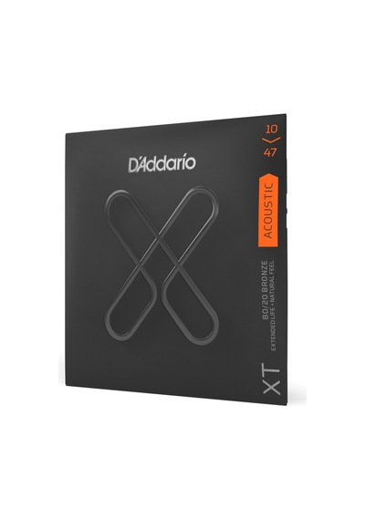 Daddario Xtabr1047 Akustik Gitar Tel Seti 10-47 - Xt 80/20 Bron