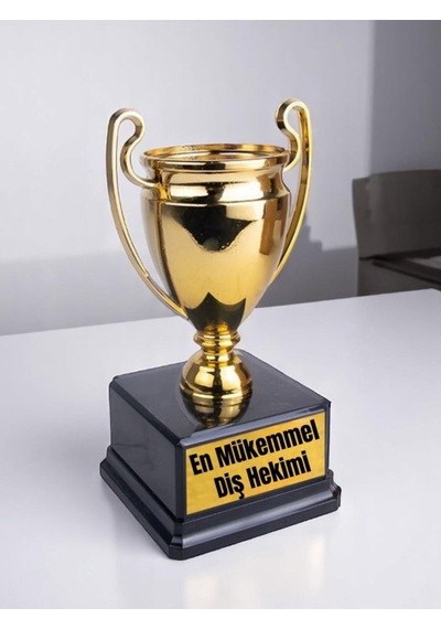 En Mükemmel Diş Hekimi Baskılı Ödül Başarı Şampiyonluk Kupası