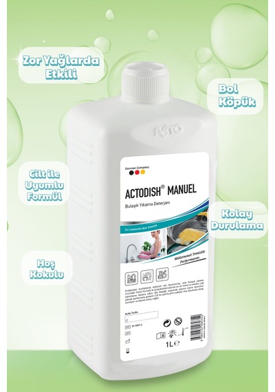 Actodish Manuel Bulaşık Deterjanı 1 L