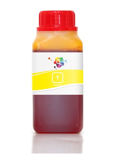 QC Brother LC101Y Kartuş Mürekkebi 250ml Y Yellow Sarı Dye