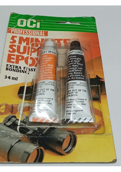 Oci Professıonal 5 Mınute Super Epoxy Extra Fast Bondıng 34 Mlx 2