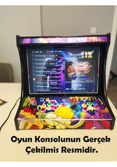 Pandor Saga Plus Dx2 22 İnç Lcd Bartop 26800 Oyunlu 720p Hd 3d Arcade Video Oyun Konsolu