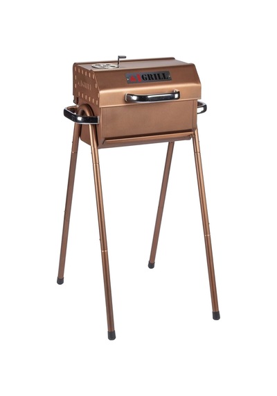 Igrıll Barbekü Cube 402 Mm Kömürlü Mangal Kahverengi