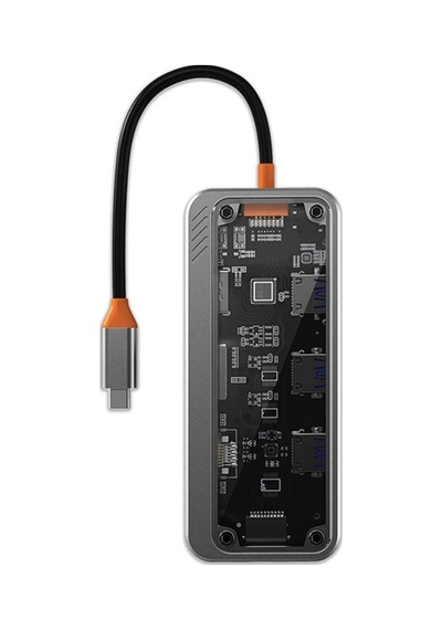 Turbo 100w Type-c Hdmı Ethernet Vga 3.5mm Jack Sd Kart Çevirici Okuyucu Dönüştürücü iPad Apple Uyumlu MacBook