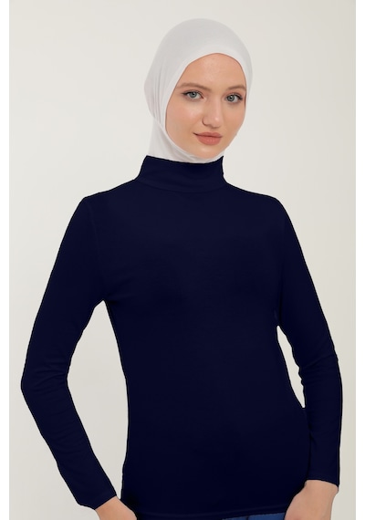 Sonbaharmoda Kadın Uzun Kollu Yarım Balıkçı Yakalı Penye Likralı Body - Lacivert Lacivert Sonbaharmoda Kadın Uzun Kollu Yarım Balıkçı Yakalı Penye Likralı Body - Lacivert Lacivert