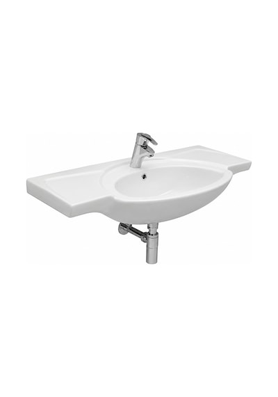 Serel - Kardelen Etajerli Lavabo 51x90 Cm Batarya Banklı Beyaz - 5939tdl000 Diğer
