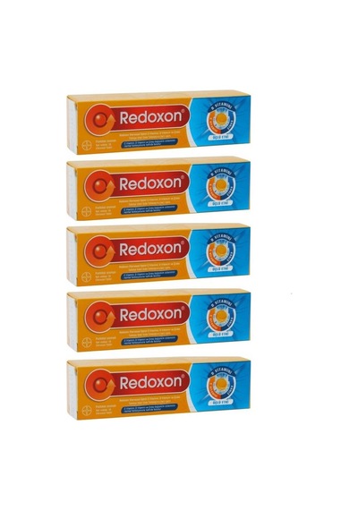 5 Kutu Redoxon Üçlü Etki 15 Efervesan Tablet