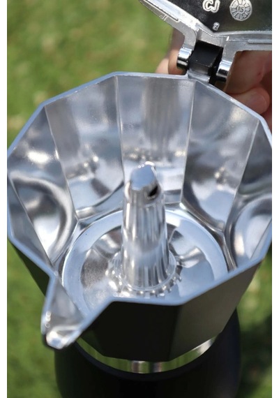 Mokapot 6-cup Coffeehutt Bigg Coffee Italyan Filtre Kahve Makinesi - Alüminyum, Hafif Ve Dayanıklı Pembe