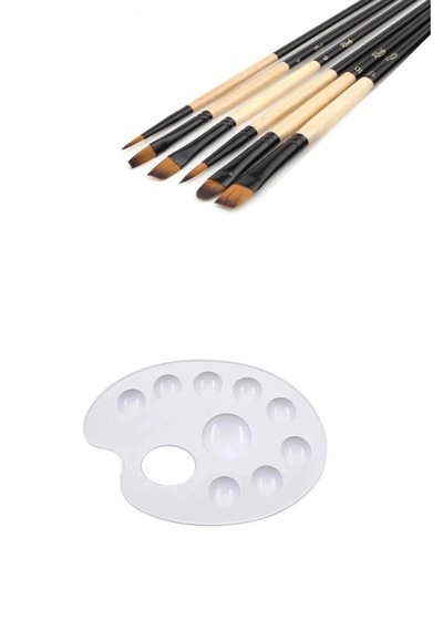 Rich Mastermix Akrilik Boya 60 Cc Süper Set 30 +boya Sanat Seti Fırça Karışık Renk