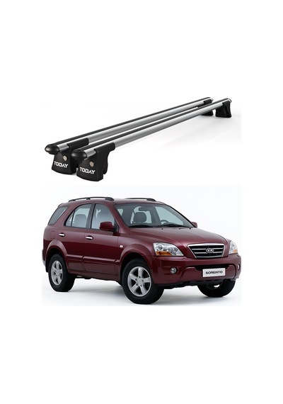 Trio-ı Kia Sorento 2002-2006 Uyumlu Kilitli Ara Atkı 120cm Port Bagaj Tavan Barı